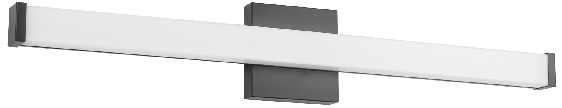 Image 2 Geri 30-in Black dimmable LED Wall/Vanity Light more views