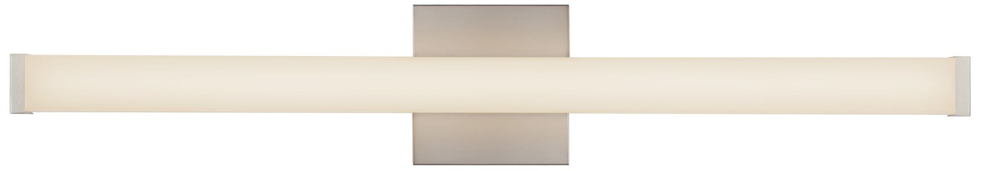 Geri 30-in Brushed Nickel dimmable LED Wall/Vanity Light