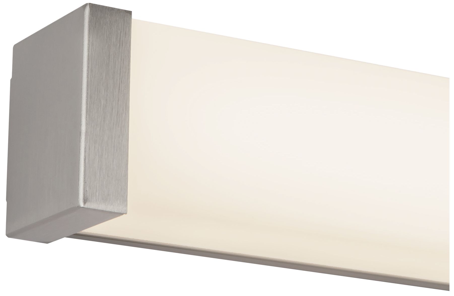 Image 4 Geri 30-in Brushed Nickel dimmable LED Wall/Vanity Light more views