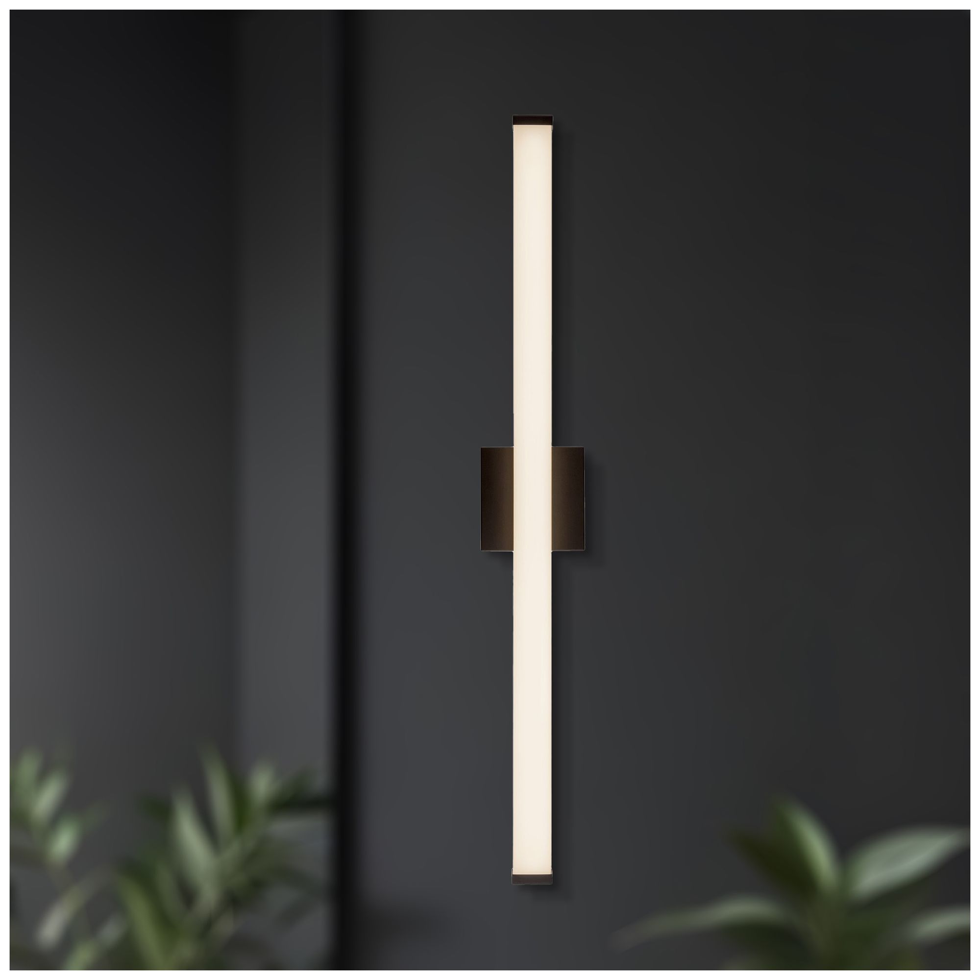 Image 7 Geri 36-in Black dimmable LED Wall/Vanity Light more views