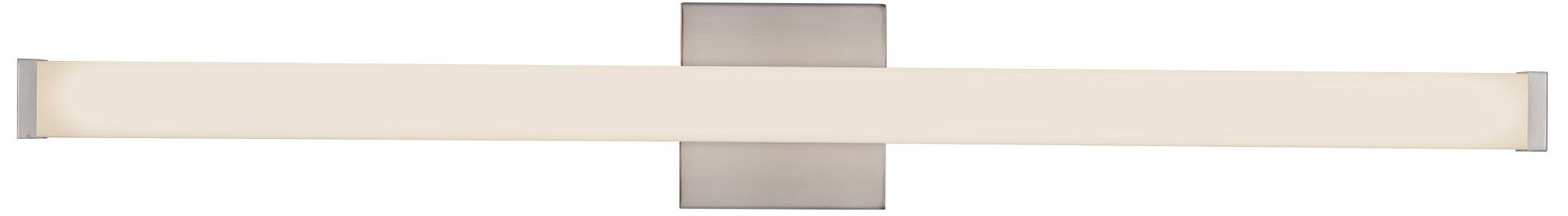 Geri 36-in Brushed Nickel dimmable LED Wall/Vanity Light
