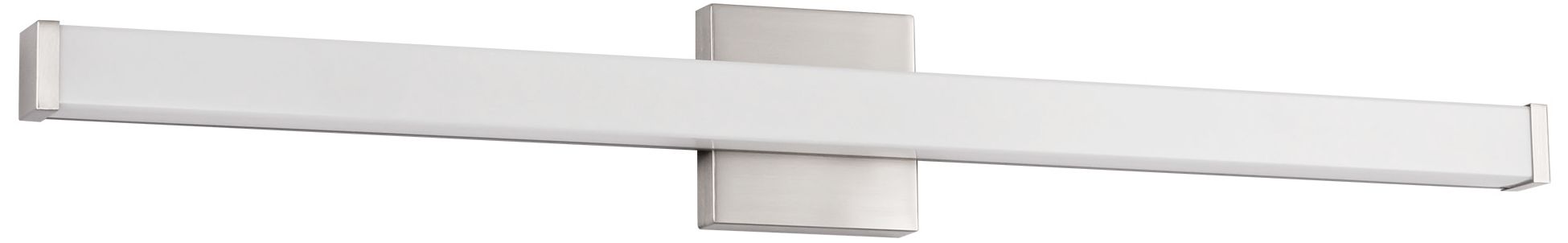 Image 2 Geri 36-in Brushed Nickel dimmable LED Wall/Vanity Light more views