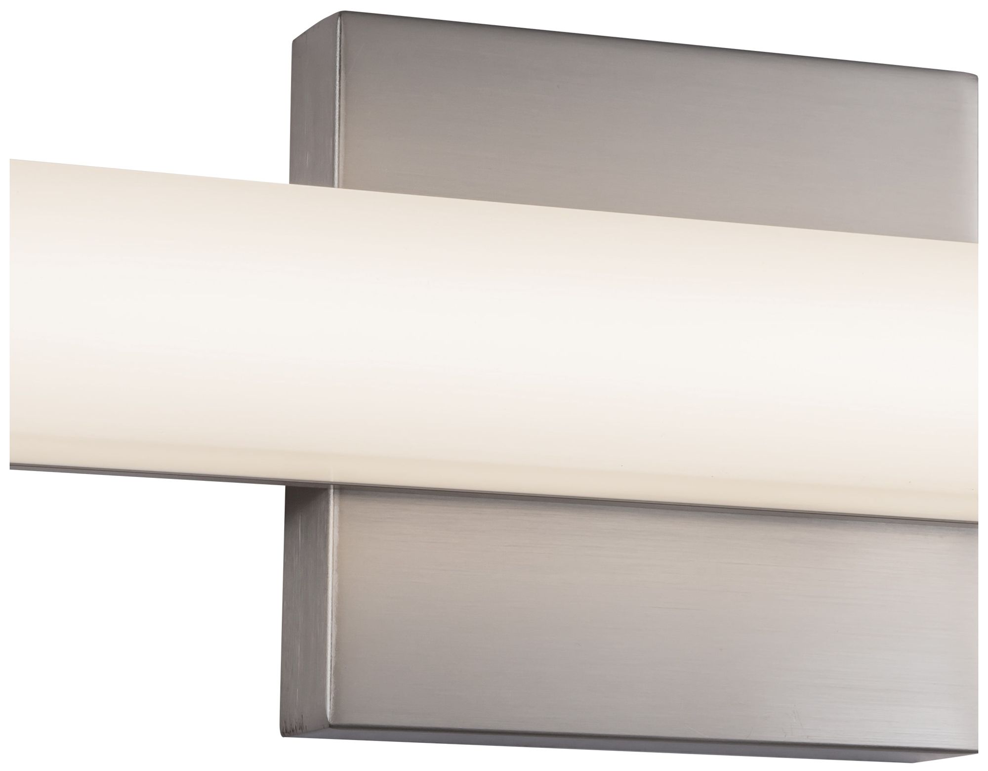 Image 3 Geri 36-in Brushed Nickel dimmable LED Wall/Vanity Light more views