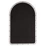 4_Gerrard Glossy Gold Metal 24" x 38" Arch Top Wall Mirror more views