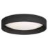 Gerritt 11" Wide Black Round LED Ceiling Light