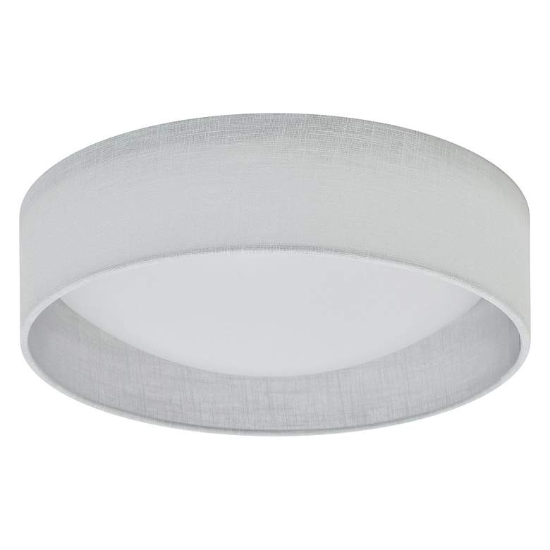 Image 1 Gerritt 11" Wide White Round LED Ceiling Light