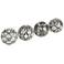 Gertrude Black and White Ceramic Decorative Balls Set of 4