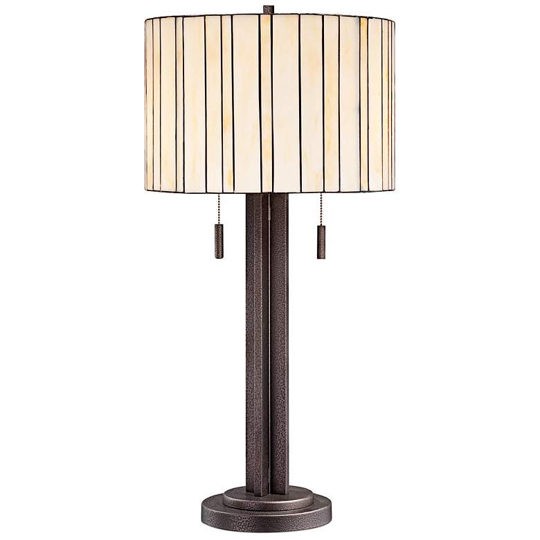Image 1 Gervais Honey Tiffany Style Table Lamp