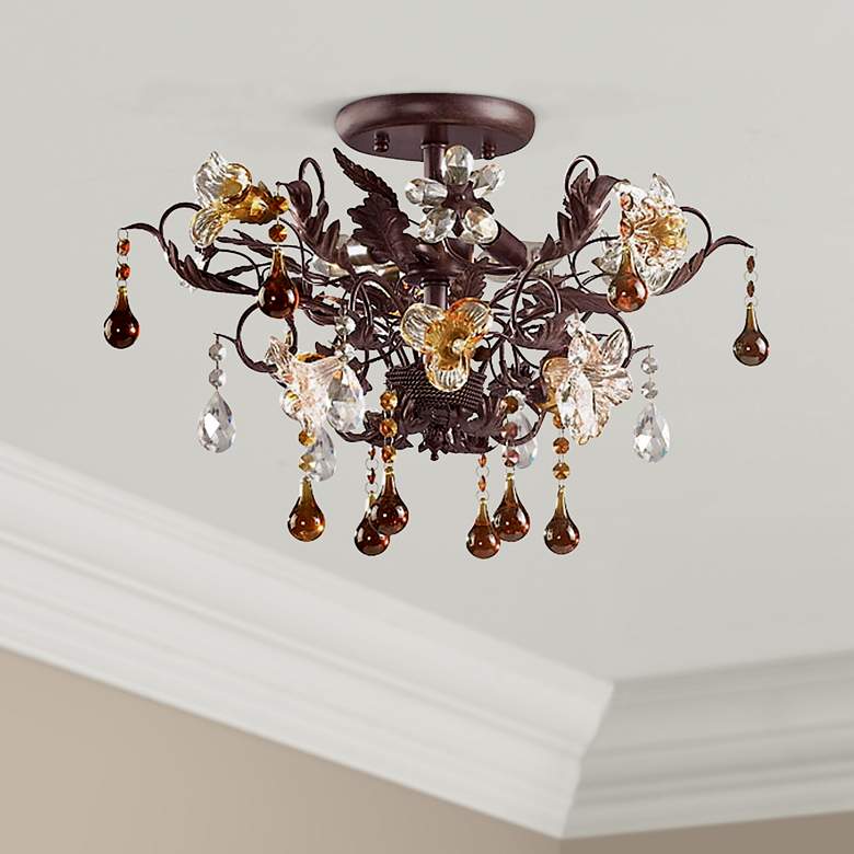 Image 1 Ghia Collection 19 inch Wide Ceiling Light Fixture