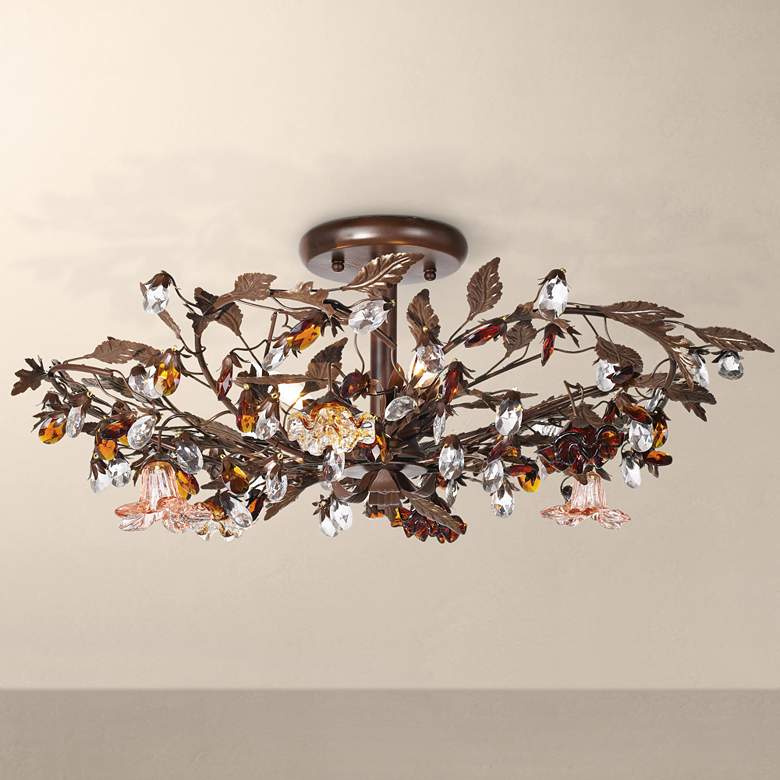 Image 1 Ghia Collection 27 inch Wide Ceiling Light Fixture