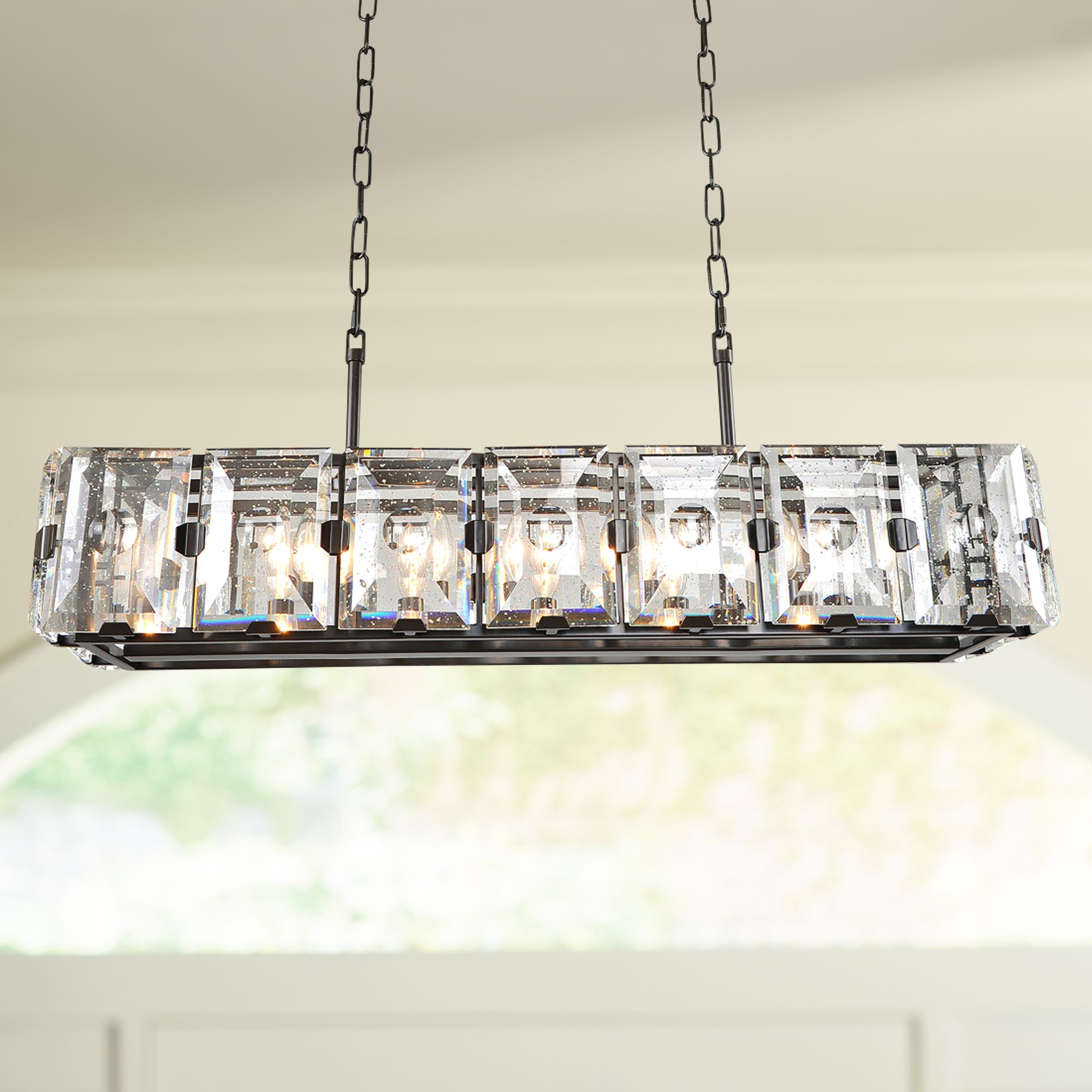 crystal pendant kitchen lights