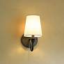 2_Gianna 10 1/4" High Matte Black Wall Sconce