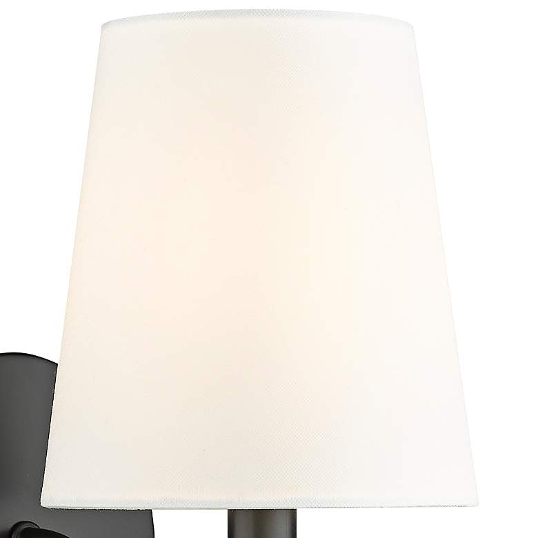 Image 4 Gianna 10 1/4" High Matte Black Wall Sconce more views