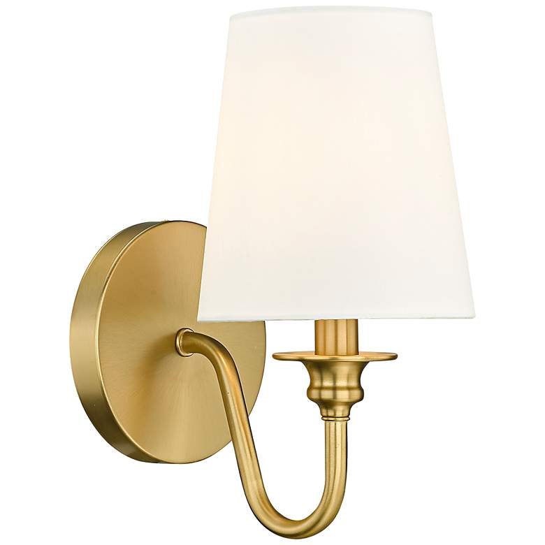 Image 3 Gianna 10 1/4" High Modern Gold Wall Sconce