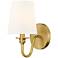 Gianna 10 1/4" High Modern Gold Wall Sconce
