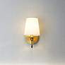 2_Gianna 10 1/4" High Modern Gold Wall Sconce