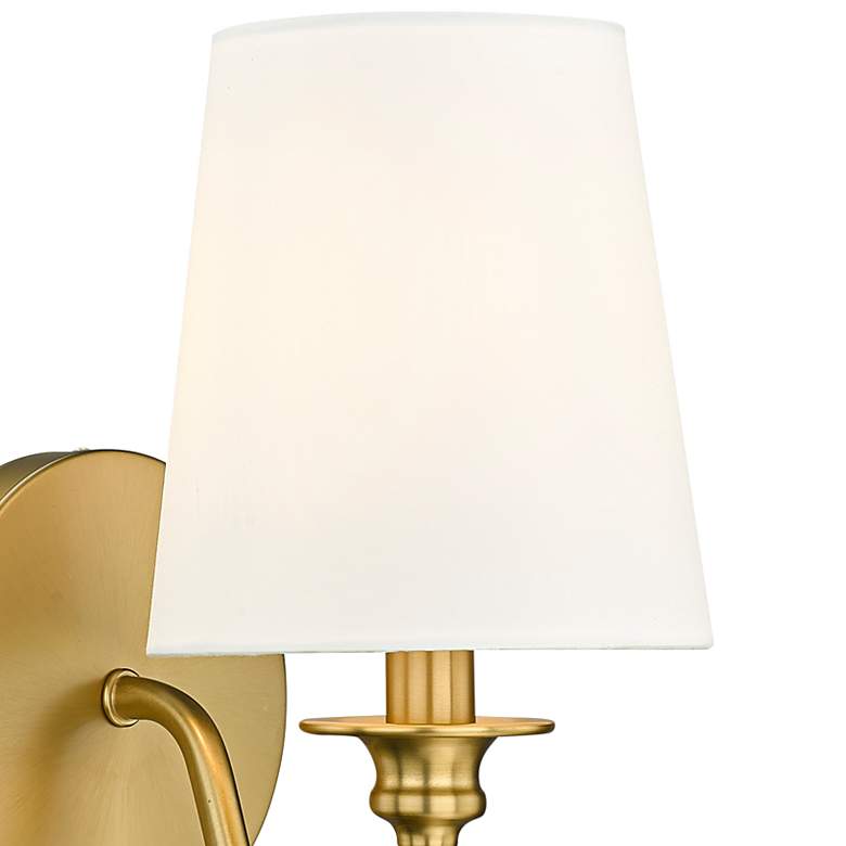 Image 4 Gianna 10 1/4" High Modern Gold Wall Sconce more views
