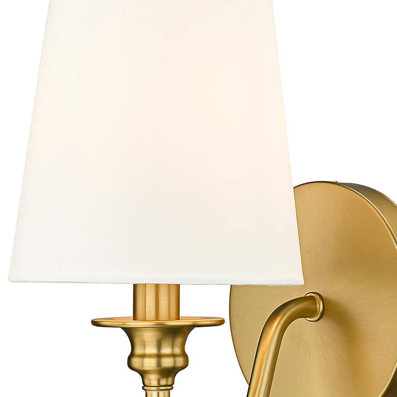 Image 5 Gianna 10 1/4" High Modern Gold Wall Sconce more views