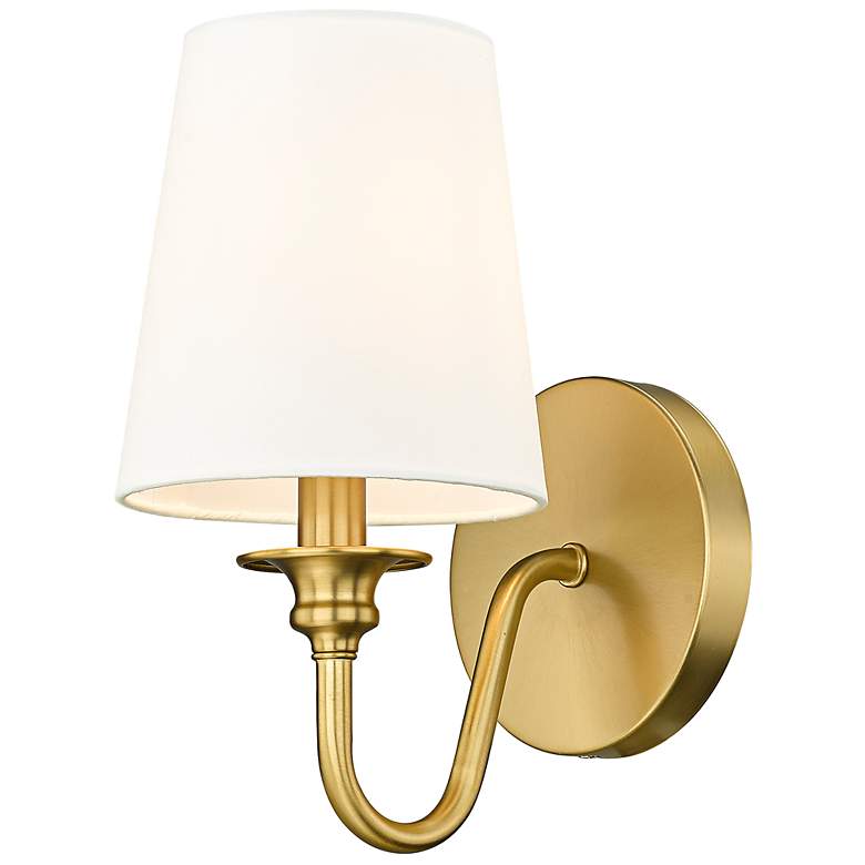 Image 6 Gianna 10 1/4" High Modern Gold Wall Sconce more views