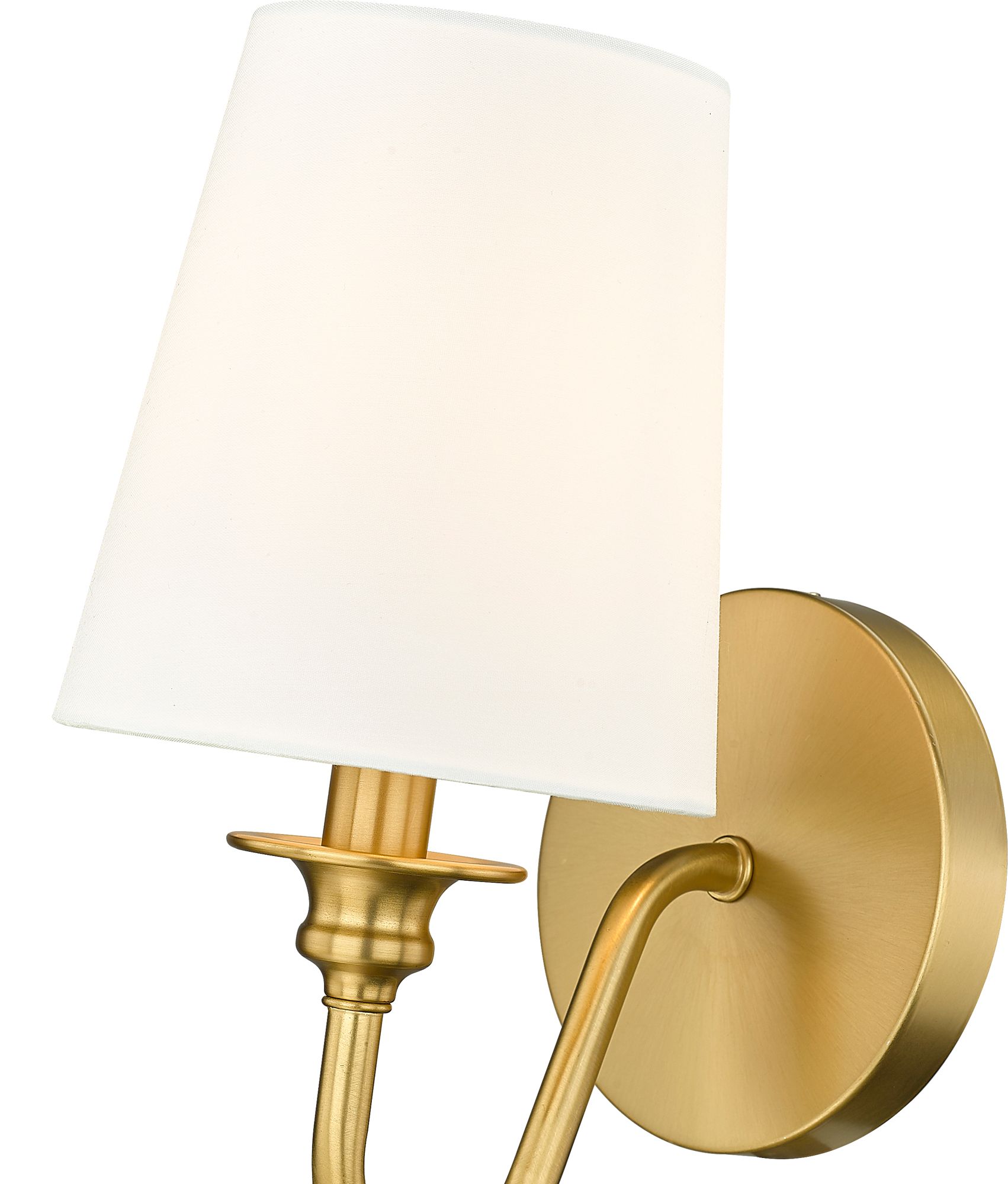 Gianna 10 1/4" High Modern Gold Wall Sconce in scene