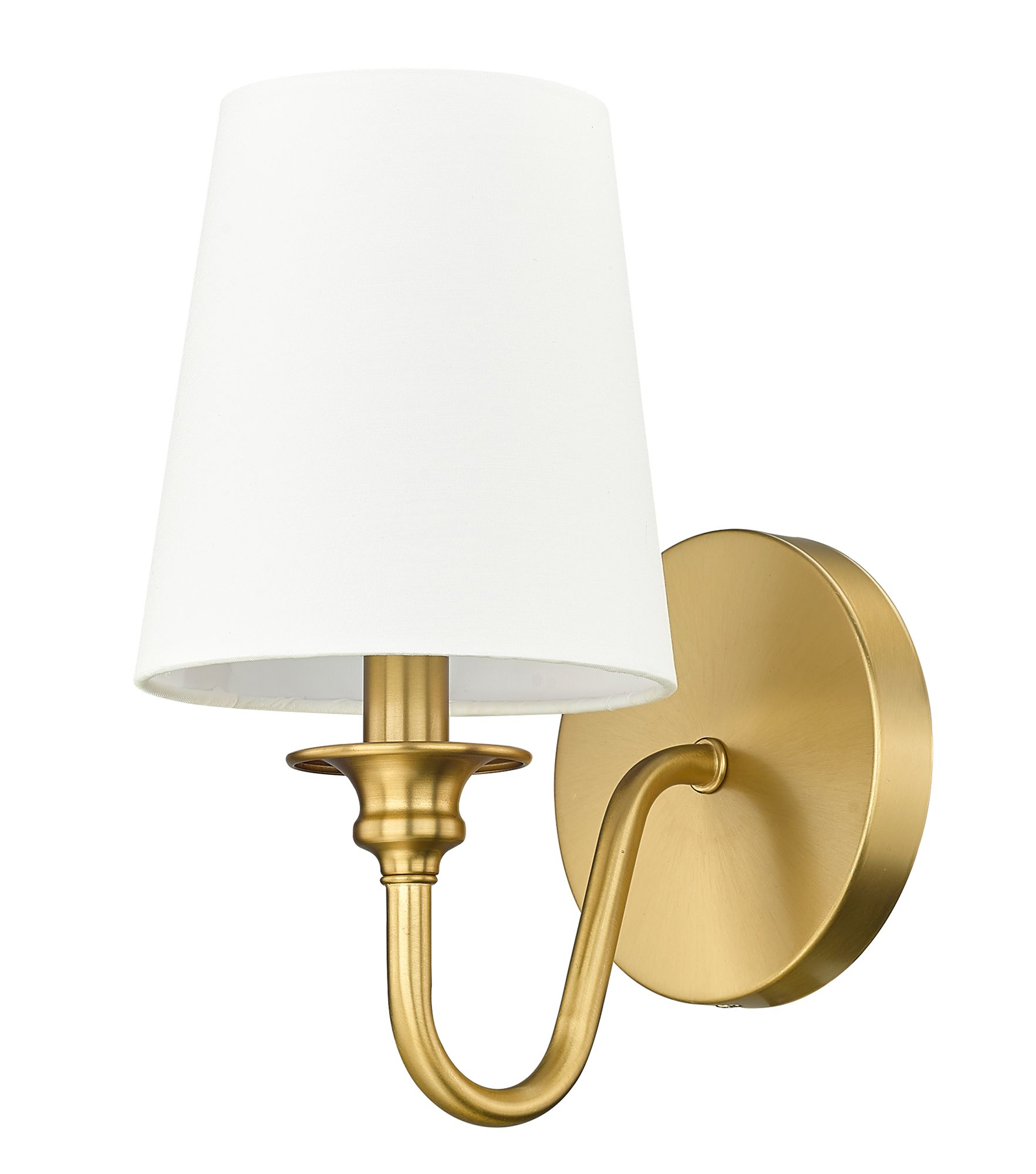 Gianna 10 1/4" High Modern Gold Wall Sconce in scene