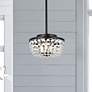1_Gianna 10" Pendant In Black