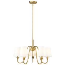 Gianna 26" Wide Modern Gold 5-Light Chandelier