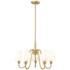 Gianna 26" Wide Modern Gold 5-Light Chandelier