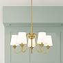 2_Gianna 26" Wide Modern Gold 5-Light Chandelier