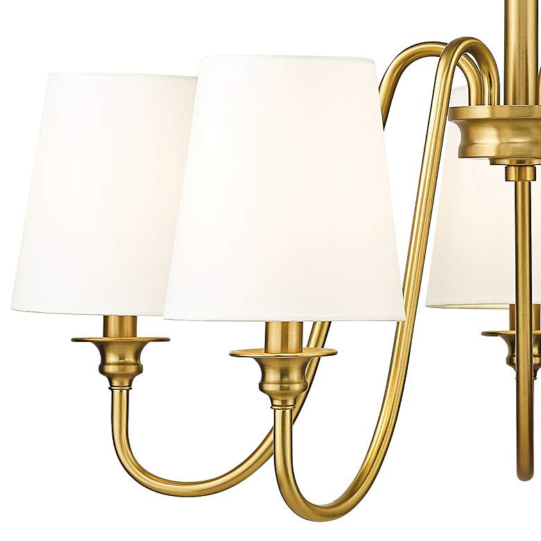Image 4 Gianna 26" Wide Modern Gold 5-Light Chandelier more views