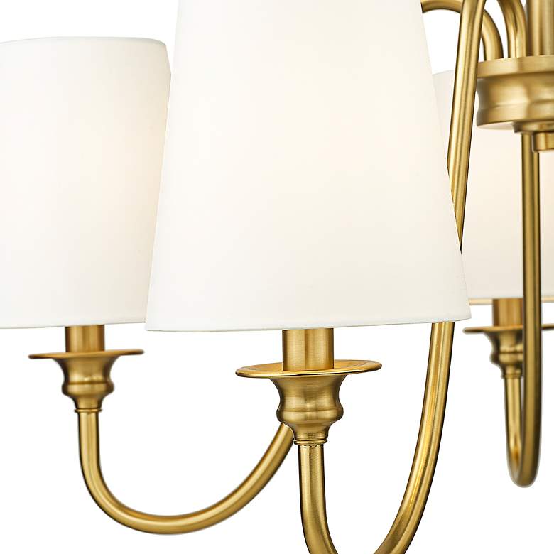 Image 5 Gianna 26" Wide Modern Gold 5-Light Chandelier more views