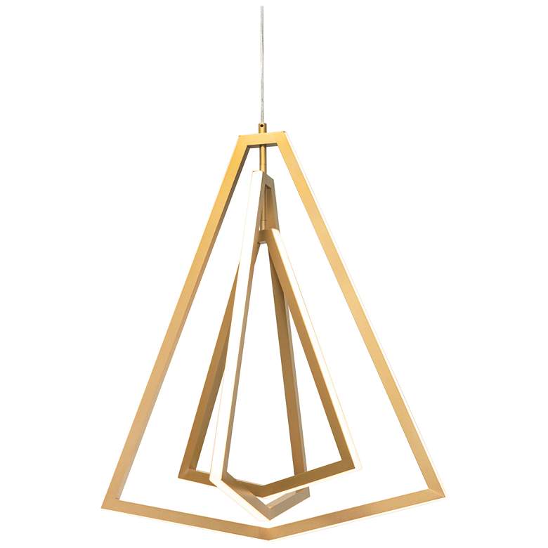 Image 1 Gianna 27" LED Pendant - Gold