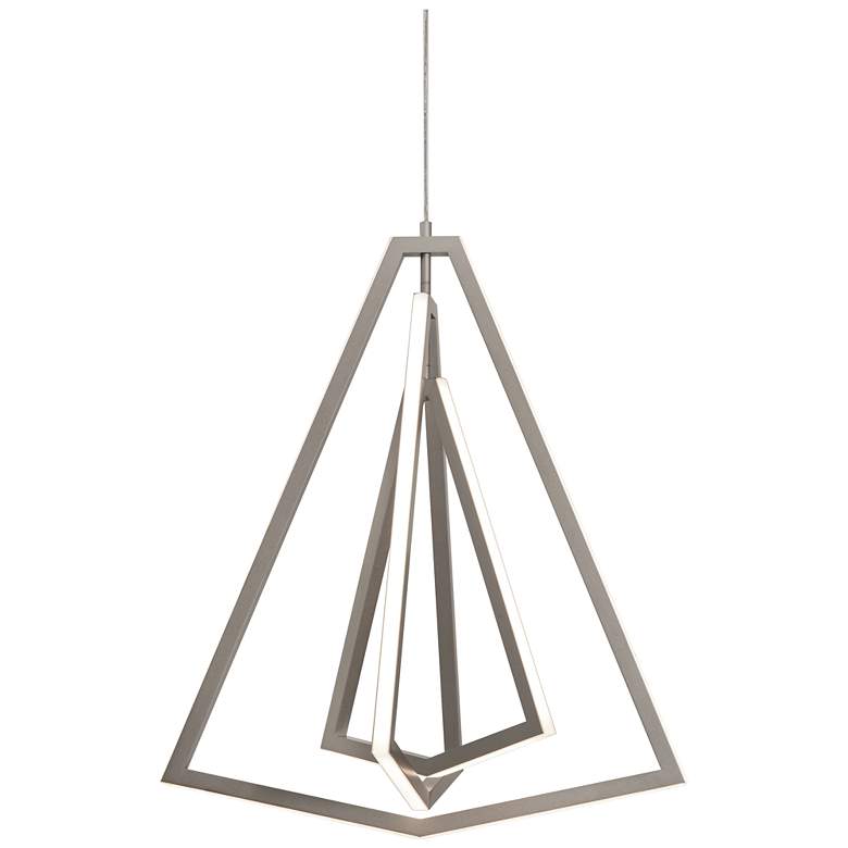 Image 1 Gianna 27" LED Pendant - Satin Nickel