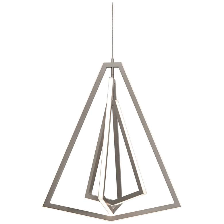 Image 1 Gianna 27 inch LED Pendant - Satin Nickel