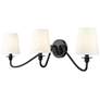 3_Gianna 32" Wide Matte Black 3-Light Bath Light