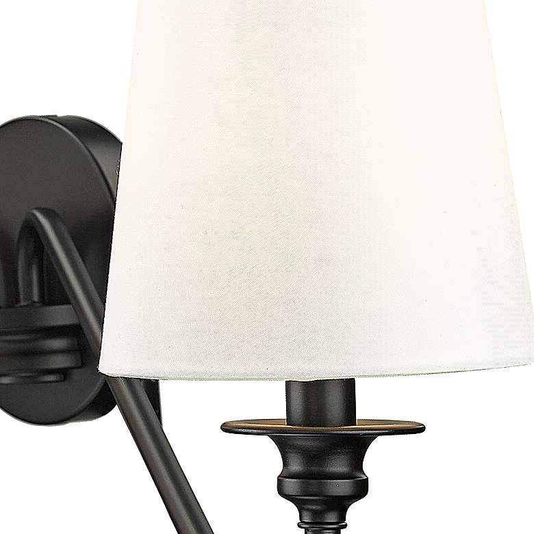 Image 5 Gianna 32" Wide Matte Black 3-Light Bath Light more views