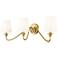 Gianna 32" Wide Modern Gold 3-Light Bath Light