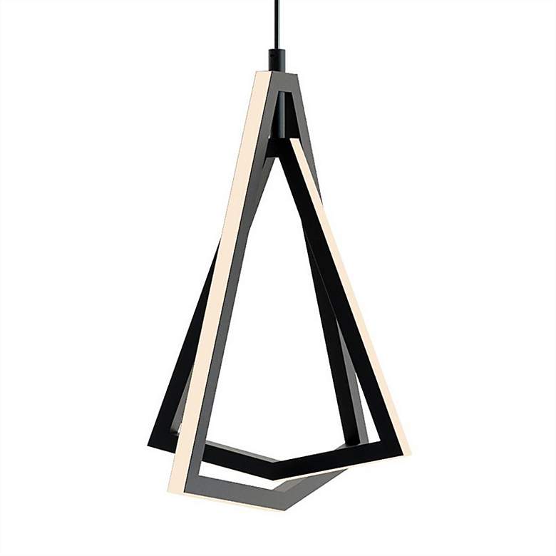 Image 4 Gianna 36" Wide Black 3-Light Linear LED Pendant more views