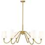 2_Gianna 46 1/4" Wide Modern Gold 6-Light Chandelier