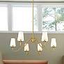 1_Gianna 46 1/4" Wide Modern Gold 6-Light Chandelier