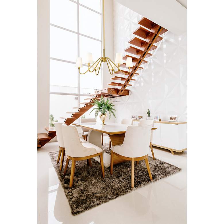 Image 3 Gianna 46 1/4" Wide Modern Gold 6-Light Chandelier more views
