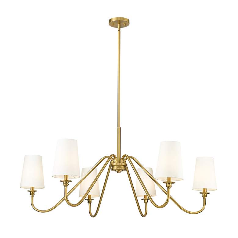 Image 5 Gianna 46 1/4" Wide Modern Gold 6-Light Chandelier more views