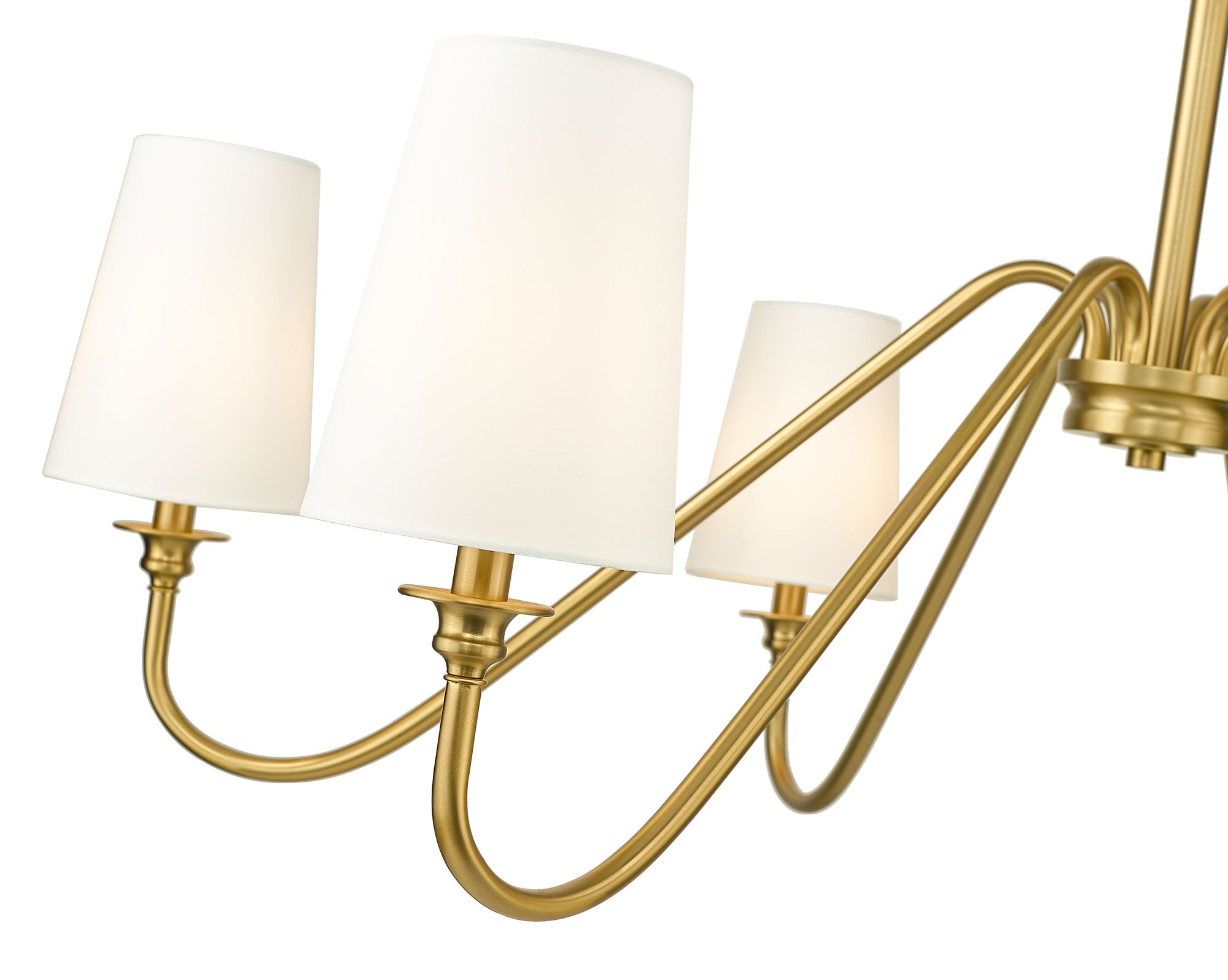 Gianna 46 1/4" Wide Modern Gold 6-Light Chandelier