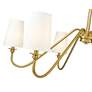 7_Gianna 46 1/4" Wide Modern Gold 6-Light Chandelier more views