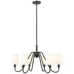 Gianna by Z-Lite Matte Black 6 Light Chandelier