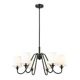 Image5 of Gianna by Z-Lite Matte Black 6 Light Chandelier more views
