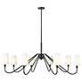 2_Gianna by Z-Lite Matte Black 8 Light Chandelier