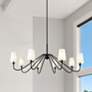 1_Gianna by Z-Lite Matte Black 8 Light Chandelier
