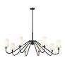 5_Gianna by Z-Lite Matte Black 8 Light Chandelier more views