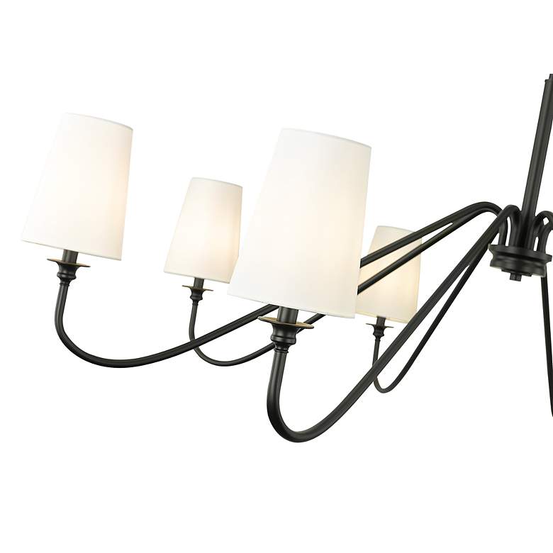 Image 7 Gianna by Z-Lite Matte Black 8 Light Chandelier more views